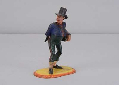 Lot 374 - A mid 19th century Thüringen papier-mâché ‘Facteur Rural’ postman nodder