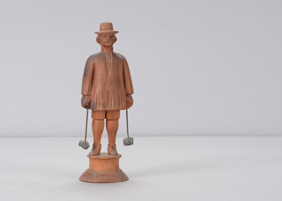 Lot 379 - An 19th century Grödnertal swaying miner