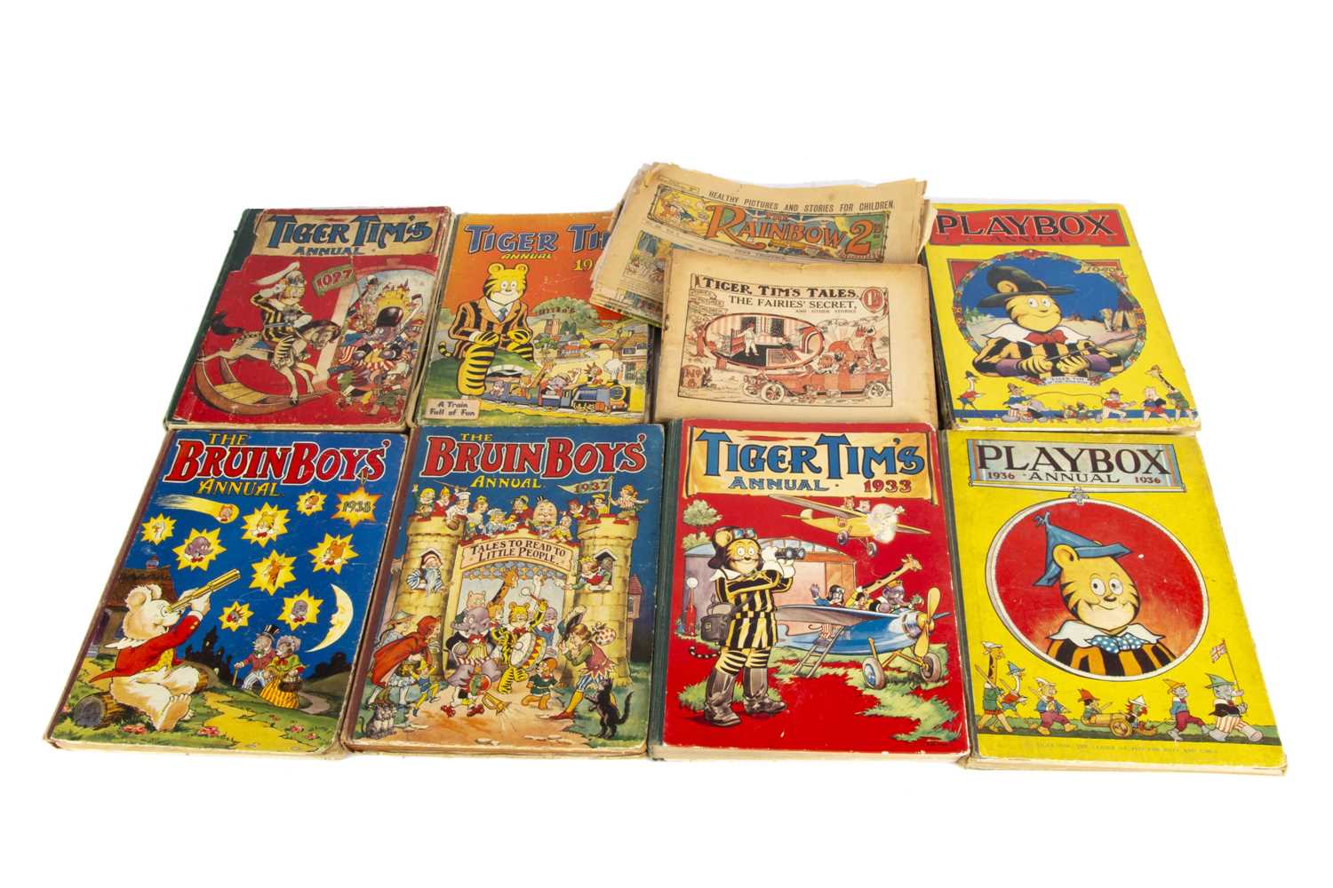 Lot 23 - Tiger Tim and the Bruin Boys annuals and comics