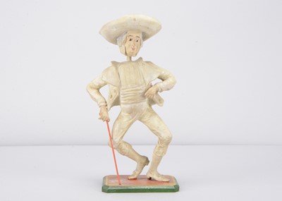 Lot 413 - A late 19th century Sonneberg composition operatic character Pomponnet