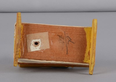 Lot 443 - A mid 19th century Thüringen rocking cradle squeak toy