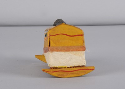 Lot 443 - A mid 19th century Thüringen rocking cradle squeak toy