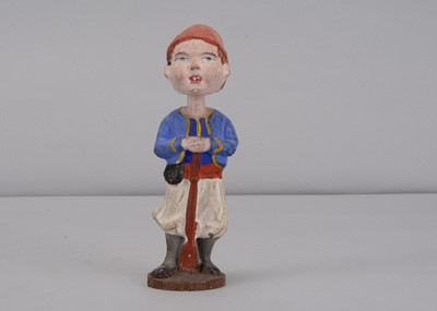 Lot 457 - A late 19th century Thüringen Zoave boy soldier nodder