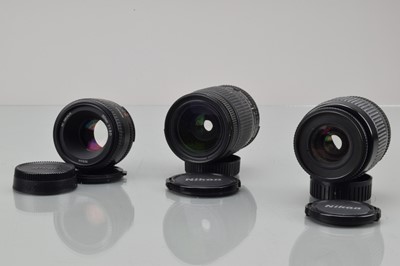 Lot 7 - Three Nikon AF Lenses