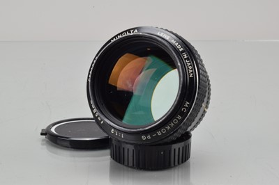 Lot 12 - A Minolta MC Rokkor-PG 58mm f/1.2 Lens