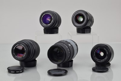 Lot 15 - Five Sigma Canon EF Mount Lenses