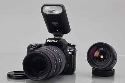 Lot 17 - A Pentax K100 D DSLR Camera