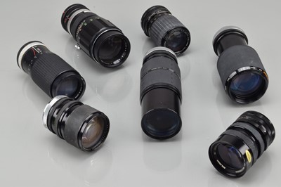 Lot 31 - Seven for Canon FD mount Lenses