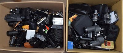 Lot 46 - Two Boxes of Camera Related Accessories