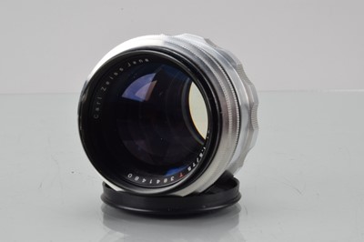 Lot 92 - A Carl Zeiss Jena T 75mm f/1.5 Pre Set Biotar Lens