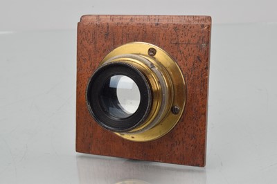 Lot 115 - A Voigtländer & John Braunschweig Collinear III f/7.7 Brass Lens