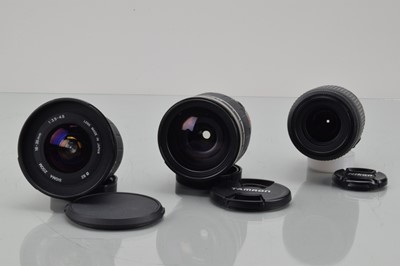 Lot 117 - Three AF Lenses