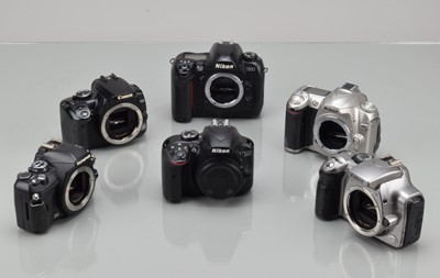 Lot 129 - Six  DSLR Bodies