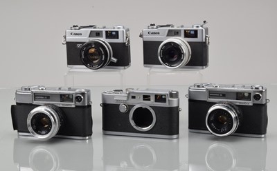 Lot 142 - A Group of Rangefinder Cameras