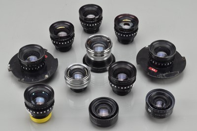 Lot 144 - Eleven Large Format Enlarging Lenses