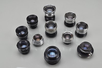 Lot 146 - Eleven Large Format Enlarging Lenses