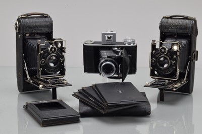 Lot 159 - Three Folding Cameras