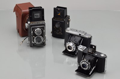 Lot 174 - A Zeiss Ikon Ikoflex II and Other Cameras