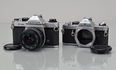 Lot 175 - Two Pentax SLR Cameras