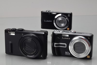 Lot 194 - Three Panasonic Lumix Digital Cameras