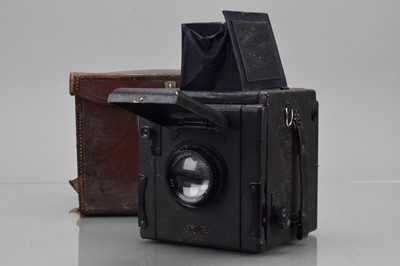 Lot 202 - A Dallmeyer Special Press 3¼ x 4¼ Reflex Camera