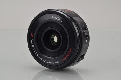 Lot 218 - A Lumix G X Vario 14-42mm f/3.5-5.6 ASPH Power O.I.S. Lens