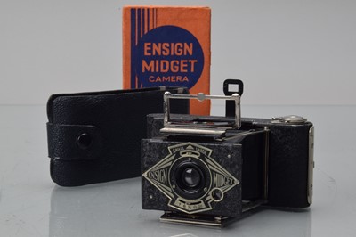 Lot 249 - An Ensign Midget Folding Strut Camera