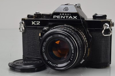 Lot 254 - An Asahi Pentax K2 SLR Camera