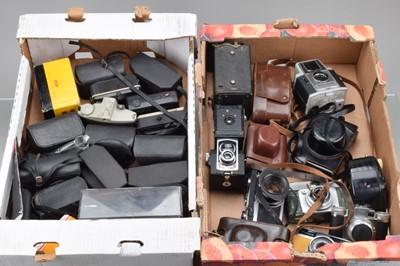 Lot 264 - Two Trays of Film Cameras