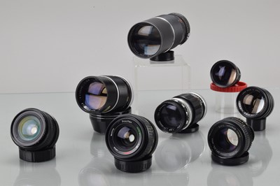 Lot 306 - A Group of Prime Lenses