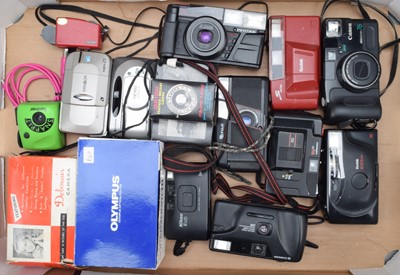 Lot 308 - A Tray of Compact Cameras