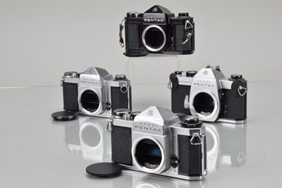 Lot 321 - Four Asahi Pentax SLR Camera Bodies