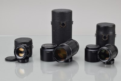 Lot 323 - Three Asahi Takumar Lenses