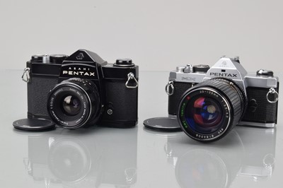 Lot 324 - Two Asahi Pentax SLR Cameras