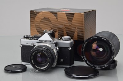 Lot 334 - An Olympus OM-2n SLR Camera