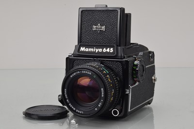 Lot 340 - A Mamiya M645 1000s Medium Format Camera