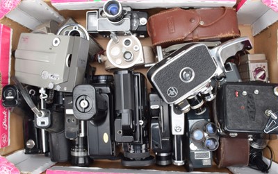 Lot 348 - A Tray of Cine Cameras