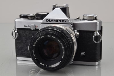 Lot 366 - An Olympus OM-2n SLR Camera