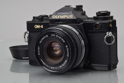 Lot 367 - An Olympus OM-4 SLR Camera