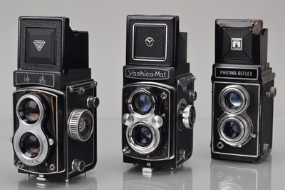 Lot 375 - Three TLR Cameras