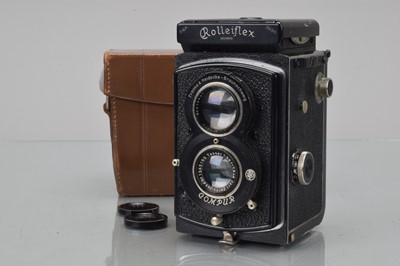 Lot 376 - A Rolleiflex Old Standard TLR Camera