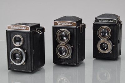 Lot 378 - Three Voigtländer Brillant Cameras