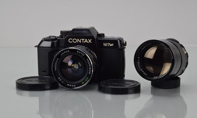 Lot 391 - A Contax 167 MT SLR Camera