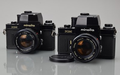 Lot 392 - Two Minolta XM SLR Cameras