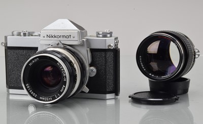 Lot 422 - A Nikon Nikkormat FTn SLR Camera