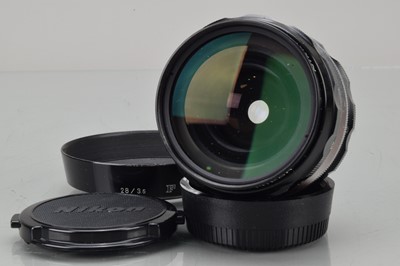 Lot 423 - A Nikon Nikkor H-C 28mm f/3.5 Non Ai Lens