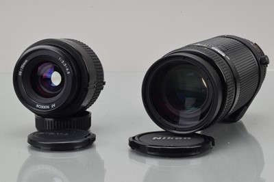 Lot 426 - Two Nikon AF Nikkor Lenses