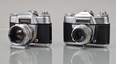 Lot 428 - Two Voigtländer Bessamatic SLR Cameras