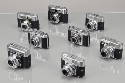 Lot 429 - A Tray of Voigtländer and Zeiss Ikon Viewfinder Cameras