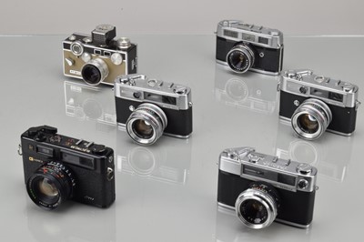 Lot 431 - A Tray of Rangefinder Cameras